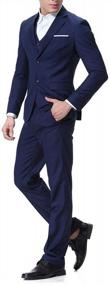 img 1 attached to Upgrade Your Style With Cloudstyle Men'S Slim Fit Suit For Weddings And Formal Events