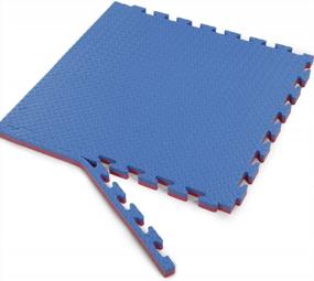 img 3 attached to Xspec 1'' Thick Interlocking Gym Foam Mats - 12 Piece Set For 48 Sq Ft Of Protective Flooring