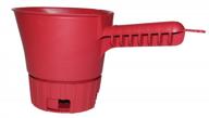 tolco 250105 shaker-spreader, 12.25" height, 6.25 " width, 2 quart capacity, red (pack of 24) logo