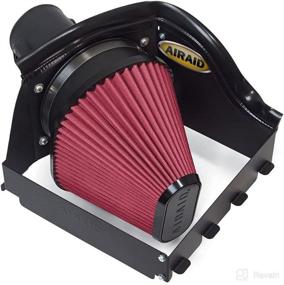 img 4 attached to 🚗 Ford 2008-2010 Airaid Cold Air Intake System: Boosted Horsepower, Top-notch Filtration (F150, F150 SVT Raptor, F250 Super Duty, F350 Super Duty) AIR-400-226