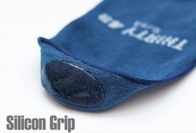 img 2 attached to Thirty48 Men'S No Show Socks Non-Slip Silicon Grip Moisture Wicking Low Cut Invisible Casual Socks
