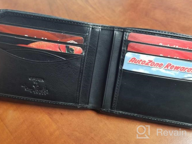 img 1 attached to Italian Leather Bi Fold Wallet by Perotti review by Sivabala Mickel