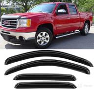 deflectors chevrolet silverado suburban avalanche logo