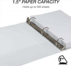 img 2 attached to White 1.5-Inch Durable D-Ring View Binder From Samsill Earth'S Choice - USDA Certified Biobased And Eco-Friendly