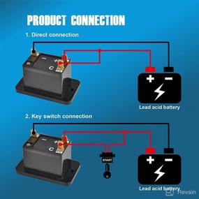 img 2 attached to 🔋 Runleader 36V LED Индикатор емкости батареи: идеально подходит для свинцово-кислотных батарей (исключая Trojan). Совместим с гольф-карами, электромобилями, звездными автомобилями, стеклоподъемниками и генераторами.