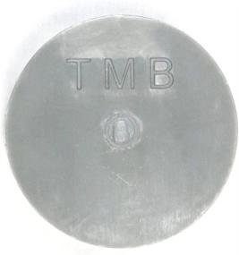 img 2 attached to TMB Motorsports Medium Size Universal Slotted 🔵 Polyurethane Jack Pad Frame Rail Protector - 10 Pack