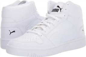 img 3 attached to 👟 High Top Men's PUMA Rebound Layup Sneakers in White - Stylish Footwear