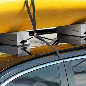 img 1 attached to Защитите свой каяк с помощью универсального комплекта пенопластовых блоков WOOWAVE Deluxe для автомобильных багажников на крышу