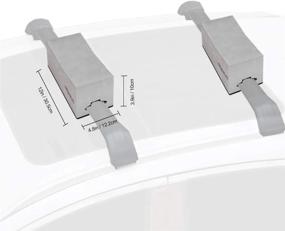 img 2 attached to Защитите свой каяк с помощью универсального комплекта пенопластовых блоков WOOWAVE Deluxe для автомобильных багажников на крышу
