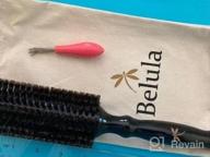 img 1 attached to Get Salon-Worthy Hair At Home With Belula'S Soft Boar Bristle Round Brush Set - Ideal For Adding Volume And Body! review by Jacob Ashman