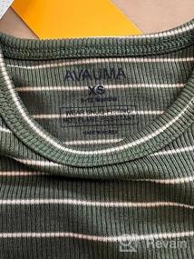 img 8 attached to Stylish & Comfortable Kids Pajama Set: AVAUMA Stripe Pattern Baby Boys Girls Sleepwear