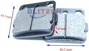 img 3 attached to Upgrade Your Braking Performance With Blitech Brake Pads For Yamaha Banshee 350 (1990-2006)