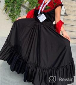 img 6 attached to Folkloric Mexican Flamenco Dancing Choose Girls' Clothing and Skirts & Skorts