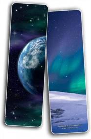 img 2 attached to Creanoso Galaxy Bookmarks (12-Pack) - Awesome Bookmarks For Men, Women, Teens – Premium Planetary Learning Educational Bookmarkers – Cool Unique Science Gifts For Bookworms, Bibliophiles