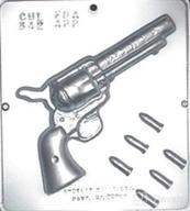 revolver bullets chocolate candy 542 logo