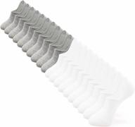 anti-slid women's no show socks - pack of 10 low cut athletic casual invisible liner socks by idegg логотип