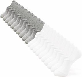 img 4 attached to Anti-Slid Women'S No Show Socks - Pack Of 10 Low Cut Athletic Casual Invisible Liner Socks By IDEGG