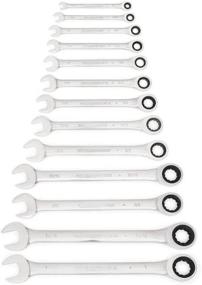 img 3 attached to SAE 12 Point Ratcheting Combination Wrench Set - GEARWRENCH 9312, 13 Piece