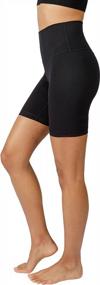 img 2 attached to 2 Pack Of High-Waisted Biker Shorts, Squat-Proof Yoga Wear, Available In 5" And 7" Lengths
