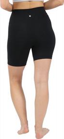 img 1 attached to 2 Pack Of High-Waisted Biker Shorts, Squat-Proof Yoga Wear, Available In 5" And 7" Lengths
