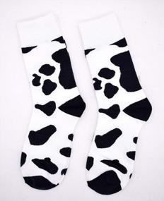 img 2 attached to Carahere Women'S Fun Cartoon Animal Pattern Cotton Crew Socks - Cute & Novelty!
