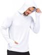 stay protected and comfortable with sportneer men's upf 50+ sun protection hoodie - perfect for swimming, fishing, and hiking! logo