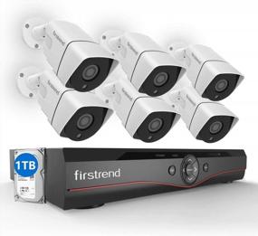 img 4 attached to Защитите свой дом с помощью системы камер Firstrend POE - 6 камер высокой четкости, 8-канальный сетевой видеорегистратор, ночное видение и бесплатное приложение