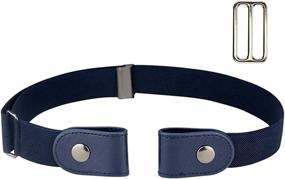 img 4 attached to 👗 Invisible Elastic Women's Belts: Buckle Stretch Women's Accessories