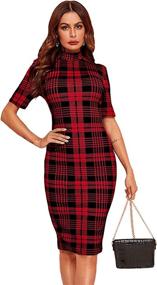 img 4 attached to SheIn Womens Sleeve Elegant Sheath Women's Clothing : Suiting & Blazers