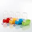 portable dog water bottle dispenser for travel, food-grade material no-spill drinking fountain for pet/cat with carabiner clip logo