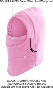 img 2 attached to Luvnfun Windproof Balaclava: Essential Cold Weather Accessories for Children and Toddler Girls