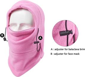 img 1 attached to Luvnfun Windproof Balaclava: Essential Cold Weather Accessories for Children and Toddler Girls