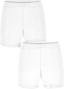 img 4 attached to Stretch Comfort Infant Cotton Shorts Apparel & Accessories Baby Girls