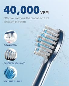 img 3 attached to 🪥 Phniti Waterproof Electric Toothbrushes: Optimal Dental Care at Your Fingertips