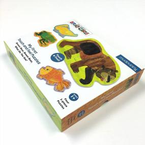img 1 attached to Mudpuppy The World Of Eric Carle My First Touch &amp; Feel Bear Puzzle (12 шт.), коричневый