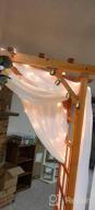 img 1 attached to Enhance Your Wedding Vibe With 6 Yards Of Light Purple Sheer Fabric Drapery For Wedding Arch And Ceiling Swag Decoration review by Jessica Lawson