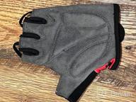 img 1 attached to Men'S And Women'S Fingerless Cycling Gloves For Road And Mountain Biking - YOSUNPING Bike Riding Gloves review by Lisa Volkman