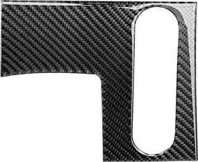 img 3 attached to Углеродное волокно ShuDay, совместимое с аксессуарами Wrangler 2007 2008 2009 2010 Jk 2-дверные Jku 4-дверные наклейки для внутренней отделки (2007-2010 W01)