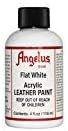 angelus leather paint white 3 pack logo