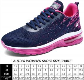 img 1 attached to Women'S Air Athletic Tennis Running Shoes Lightweight Sport Gym Jogging Breathable Fashion Walking Sneakers US 5.5-10