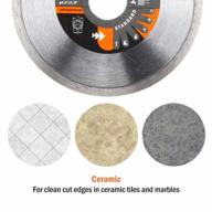 4-1/2 inch continuous rim diamond saw blade - cut through any material! logo
