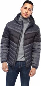 img 3 attached to Water-Resistant Lightweight Puffer Jacket With Hood For Men - Rokka&Rolla Winter Coat