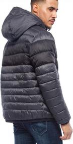 img 2 attached to Water-Resistant Lightweight Puffer Jacket With Hood For Men - Rokka&Rolla Winter Coat