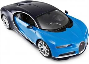 img 3 attached to Licensed 1:14 Scale PowerTRC Bugatti Chiron Rastar RC Car With Radio Remote Control For Sports Enthusiasts