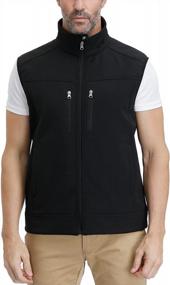img 3 attached to Men'S Full-Zip Windproof Vest With Soft Fleece Lining And Pockets - Perfect Outerwear For Any Occasion By MOHEEN