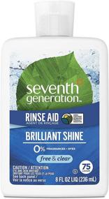 img 4 attached to 🌿 Seventh Generation Free & Clear Rinse Aid - 8 oz