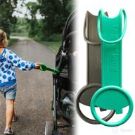 teal &amp; titanium tagalong stroller accessory - essential for toddler safety, keeps kids close - perfect travel accessory for strollers, luggage, shopping carts - must-have for disney trips - 2 pack logo