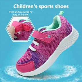 img 3 attached to 👟 Nerteo Toddler/Little Kid Boys Girls Shoes: Stylish Running/Walking Sports Sneakers!