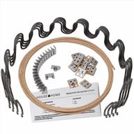 revive your sofa with house2home 18 couch spring repair kit - includes 4 springs, upholstery clips, stay wire, and installation guide to fix sagging cushions and support logo