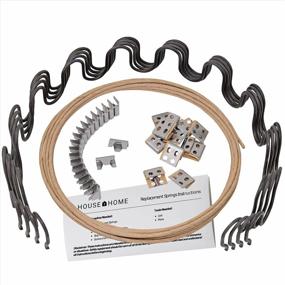 img 4 attached to Revive Your Sofa With House2Home 18 Couch Spring Repair Kit - Includes 4 Springs, Upholstery Clips, Stay Wire, And Installation Guide To Fix Sagging Cushions And Support